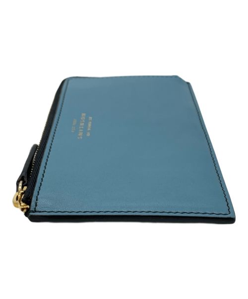 SMYTHSON（スマイソン）SMYTHSON (スマイソン) カードケース ブルーの古着・服飾アイテム