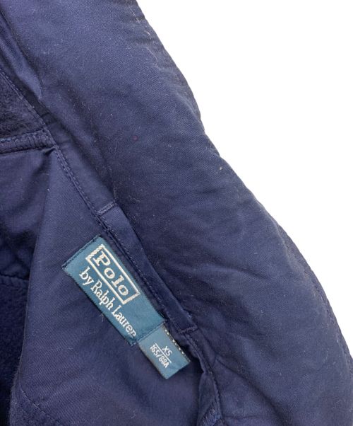 POLO RALPH LAUREN（ポロ・ラルフローレン）POLO RALPH LAUREN (ポロ・ラルフローレン) ジップアップジャケット ネイビー サイズ:XSの古着・服飾アイテム