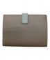 CELINE (セリーヌ) ミディアムストラップウォレット グレージュ×アイスブルー：8000円