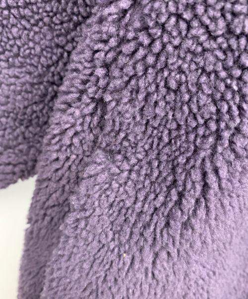 NIKE（ナイキ）NIKE (ナイキ) リバーシブルボアブルゾン パープル×グレー サイズ:Sの古着・服飾アイテム