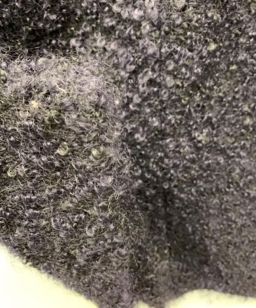 TOMORROW LAND（トゥモローランド）TOMORROW LAND (トゥモローランド) モヘアルールベルテッドコート ネイビー サイズ:44の古着・服飾アイテム