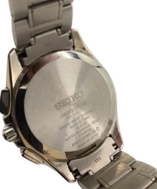 SEIKO（セイコー）SEIKO (セイコー) クロノグラフ ブラックの古着・服飾アイテム