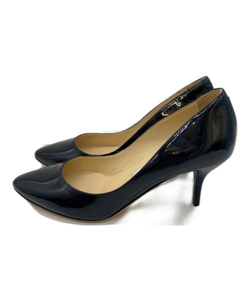 JIMMY CHOO（ジミーチュウ）JIMMY CHOO (ジミーチュウ) ヒールパンプス ネイビー サイズ:36の古着・服飾アイテム