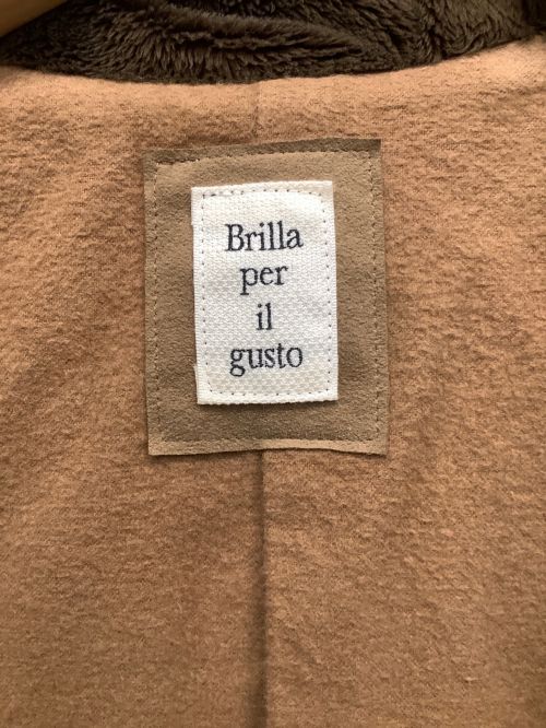 Brilla per il gusto（ブリッラ ペル イルグースト）Brilla per il gusto (ブリッラ ペル イルグースト) コーデュロイダッフルコート ブラウン サイズ:Lの古着・服飾アイテム