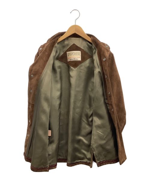 SCHOTT BROS.（ショット）SCHOTT BROS. (ショットブロス) ヴィンテージスウェードジャケット ブラウン サイズ:-の古着・服飾アイテム