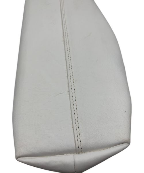 cogocoro（cogocoro）cogocoro (cogocoro) ハンドバッグ ホワイト×ブルーの古着・服飾アイテム