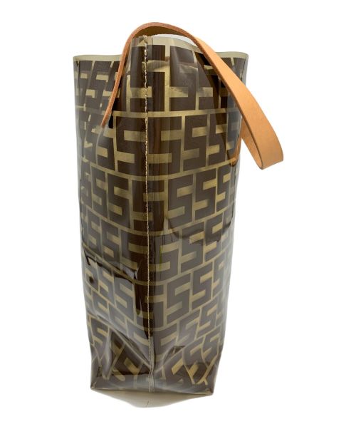 TEMBEA（テンベア）TEMBEA (テンベア) トートバッグ ブラウン×ベージュ 未使用品の古着・服飾アイテム