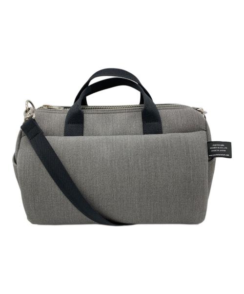 PORTER GIRL（ポーターガール）PORTER GIRL (ポーターガール) 2WAYミニボストンバッグ グレーの古着・服飾アイテム