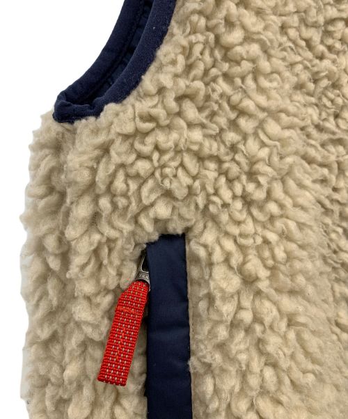 Patagonia（パタゴニア）Patagonia (パタゴニア) ベスト ベージュ×ネイビー サイズ:90の古着・服飾アイテム
