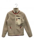 Patagoniaパタゴニア）の古着「ボアジャケット」｜ベージュ×レッド