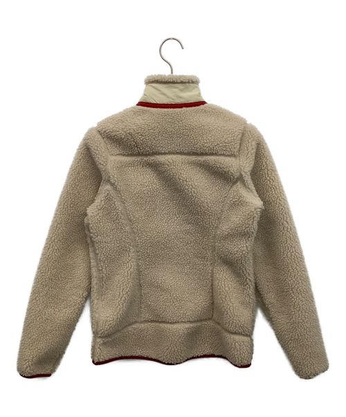 Patagonia（パタゴニア）Patagonia (パタゴニア) ボアジャケット ベージュ×レッド サイズ:XXSの古着・服飾アイテム