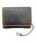 GUCCI (グッチ) 3つ折り財布 ブラック：19000円