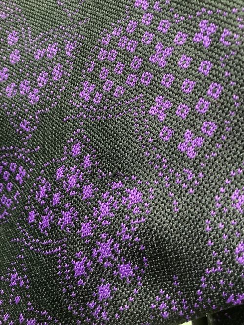 Needles（ニードルズ）Needles (ニードルズ) ジャージパンツ ブラック×パープル サイズ:Mの古着・服飾アイテム