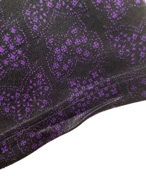 Needles（ニードルズ）Needles (ニードルズ) ジャージパンツ ブラック×パープル サイズ:Mの古着・服飾アイテム