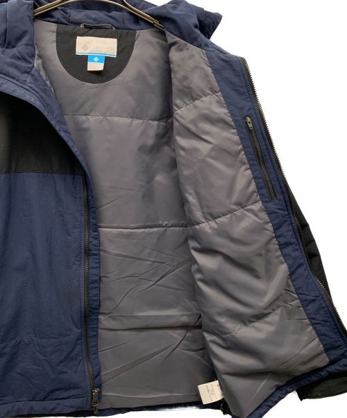 Columbia（コロンビア）Columbia (コロンビア) ナイロンジャケット ネイビー×ブラック サイズ:Lの古着・服飾アイテム