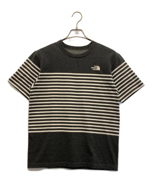 THE NORTH FACE（ザ ノース フェイス）THE NORTH FACE (ザ ノース フェイス) 半袖カットソー グレー×ホワイト サイズ:Mの古着・服飾アイテム