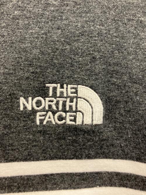 THE NORTH FACE（ザ ノース フェイス）THE NORTH FACE (ザ ノース フェイス) 半袖カットソー グレー×ホワイト サイズ:Mの古着・服飾アイテム
