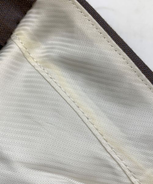 WACKO MARIA（ワコマリア）WACKO MARIA (ワコマリア) センタープレスパンツ ブラウン サイズ:Mの古着・服飾アイテム