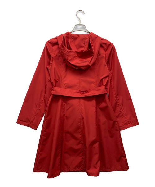 BLUE LABEL CRESTBRIDGE（ブルーレーベルクレストブリッジ）BLUE LABEL CRESTBRIDGE (ブルーレーベルクレストブリッジ) フーデッドコート レッド サイズ:36の古着・服飾アイテム