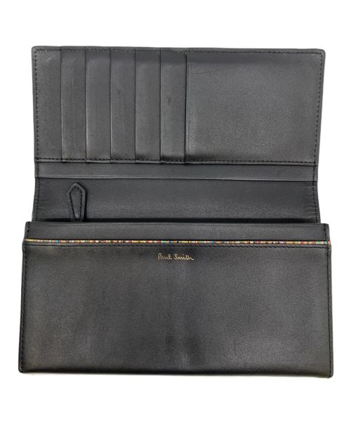 PAUL SMITH（ポールスミス）Paul Smith (ポールスミス) 長財布 ブラックの古着・服飾アイテム