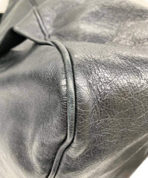 GUCCI（グッチ）GUCCI (グッチ) レザーリュック ブラックの古着・服飾アイテム