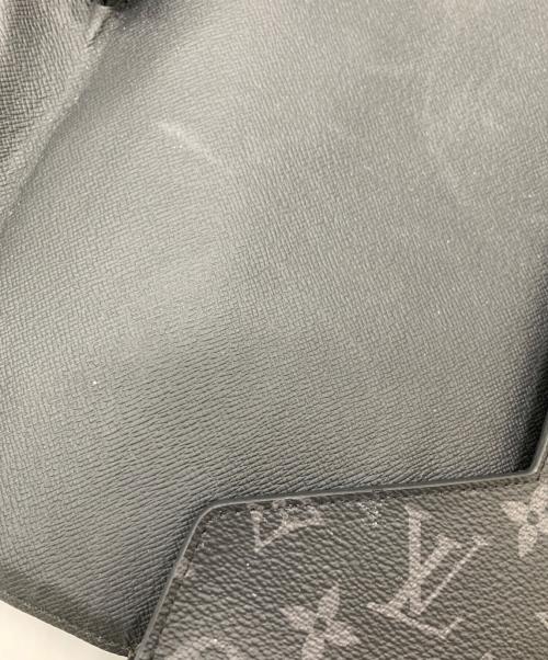 LOUIS VUITTON（ルイ ヴィトン）LOUIS VUITTON (ルイ ヴィトン) クラッチバッグ ブラック×ネイビーの古着・服飾アイテム