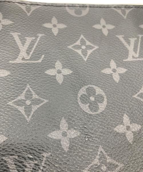 LOUIS VUITTON（ルイ ヴィトン）LOUIS VUITTON (ルイ ヴィトン) クラッチバッグ ブラック×ネイビーの古着・服飾アイテム