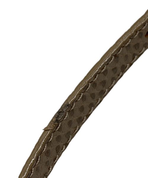 VIOLAd'ORO（ヴィオラドーロ）VIOLAd'ORO (ヴィオラドーロ) 2WAYバッグ ベージュの古着・服飾アイテム