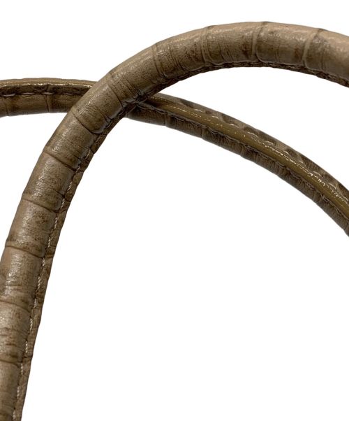 VIOLAd'ORO（ヴィオラドーロ）VIOLAd'ORO (ヴィオラドーロ) 2WAYバッグ ベージュの古着・服飾アイテム