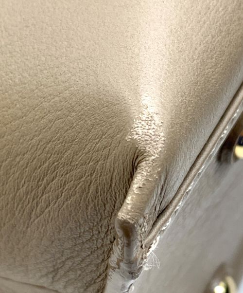 VIOLAd'ORO（ヴィオラドーロ）VIOLAd'ORO (ヴィオラドーロ) 2WAYバッグ ベージュの古着・服飾アイテム