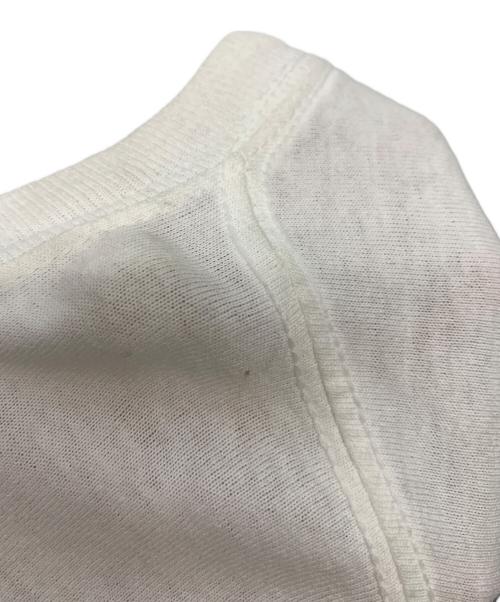 PorkChop（ポークチョップ）PORKCHOP (ポークチョップ) 長袖カットソー ホワイト サイズ:Lの古着・服飾アイテム