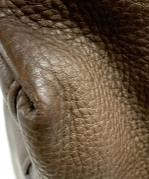 MARGARET HOWELL idea（マーガレット ハウエル アイディア）MARGARET HOWELL idea (マーガレット ハウエル アイディア) レザーバッグ ブラウンの古着・服飾アイテム