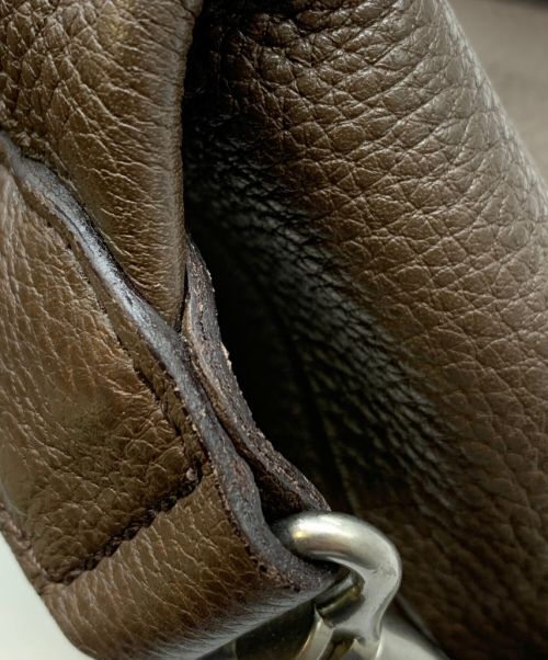 MARGARET HOWELL idea（マーガレット ハウエル アイディア）MARGARET HOWELL idea (マーガレット ハウエル アイディア) レザーバッグ ブラウンの古着・服飾アイテム