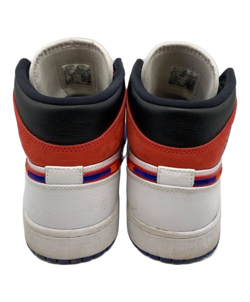 NIKE（ナイキ）NIKE (ナイキ) AIR JORDAN 1 MID SE ブルー×レッド サイズ:270の古着・服飾アイテム