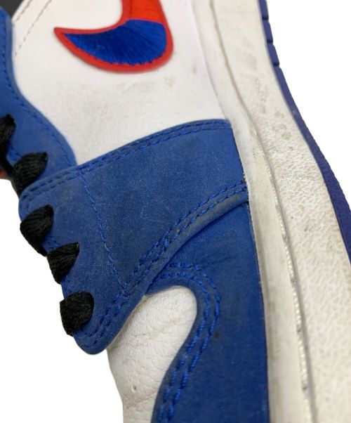 NIKE（ナイキ）NIKE (ナイキ) AIR JORDAN 1 MID SE ブルー×レッド サイズ:270の古着・服飾アイテム