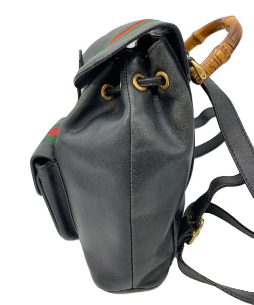 GUCCI（グッチ）GUCCI (グッチ) リュック ブラックの古着・服飾アイテム