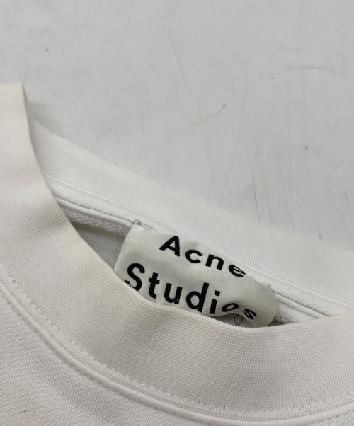 Acne studios（アクネ ストゥディオス）ACNE STUDIOS (アクネ ストゥディオス) スウェット ホワイト サイズ:Sの古着・服飾アイテム