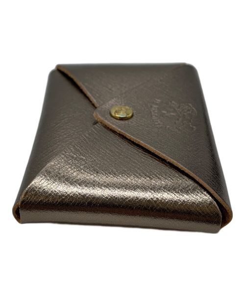 IL BISONTE（イル ビゾンテ）IL BISONTE (イル ビゾンテ) カードケース ゴールドの古着・服飾アイテム
