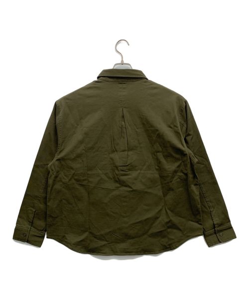 Champion（チャンピオン）Champion (チャンピオン) ワンポイントロゴシャツ オリーブ サイズ:L 未使用品の古着・服飾アイテム