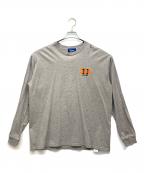 KEBOZケボズ）の古着「ロングスリーブカットソー」｜グレー