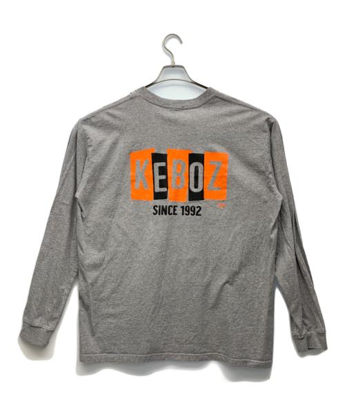 KEBOZ（ケボズ）KEBOZ (ケボズ) ロングスリーブカットソー グレー サイズ:XLの古着・服飾アイテム