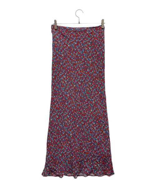 edit.for lulu（エディットフォールル）edit.for LuLu (エディットフォールル) ロングスカート ブルー×レッド サイズ:38の古着・服飾アイテム