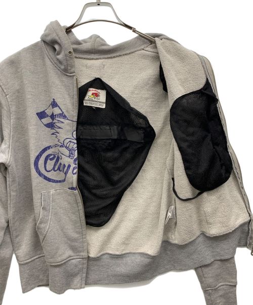 CLAY SMITH（クレイスミス）Clay Smith (クレイスミス) ジップアップパーカー グレー サイズ:Mの古着・服飾アイテム