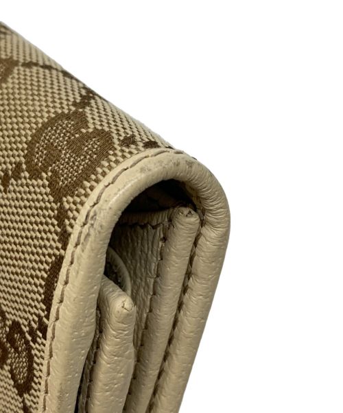 GUCCI（グッチ）GUCCI (グッチ) 長財布 ブラウンの古着・服飾アイテム