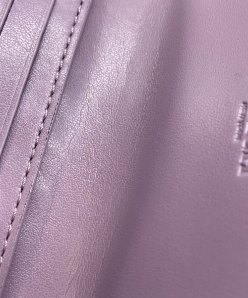 COACH（コーチ）COACH (コーチ) 3つ折り財布 ラベンダー×ベージュの古着・服飾アイテム