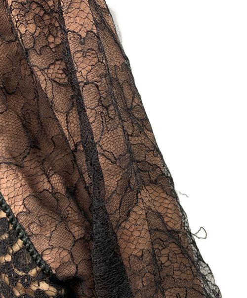 GUCCI（グッチ）GUCCI (グッチ) レースブルゾンジャケット ブラック サイズ:38の古着・服飾アイテム