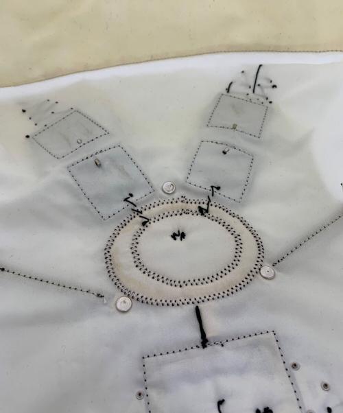 PRADA（プラダ）PRADA (プラダ) ナイロントートバッグ ホワイトの古着・服飾アイテム