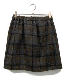 DRAWER（ドゥロワー）の古着「ミニスカート」｜グレー