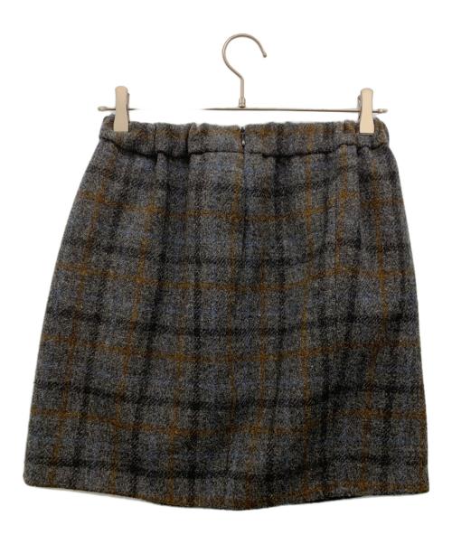 DRAWER（ドゥロワー）Drawer (ドゥロワー) ミニスカート グレー サイズ:36の古着・服飾アイテム