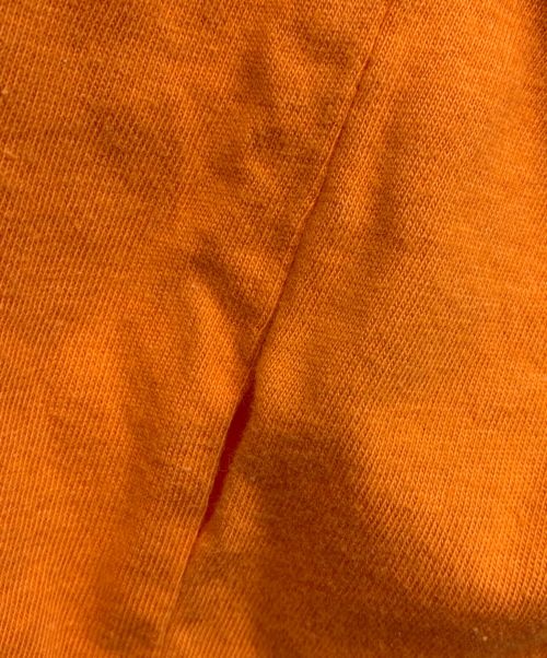 モーターTシャツ（モーターTシャツ）モーターTシャツ (モーターTシャツ) [古着]HARLEY-DAVIDSON モーターTシャツ オレンジ サイズ:2XLの古着・服飾アイテム